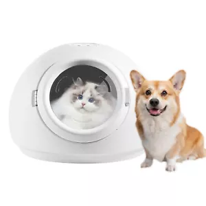 55L Large Pet Dryer Box, Automatic Ultra Quiet Cat Hair Drying Box - Picture 1 of 12