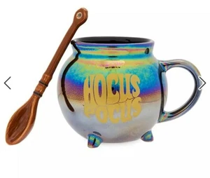 Disney Hocus Pocus Iridescent Mug and Broom Spoon Set Brand New - Picture 1 of 3