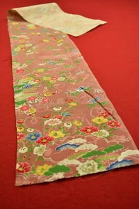 Japanischer Stoff Vintage Kimono Seide Antik BORO Patch gefärbt Textil 41"/XY45/35 - Bild 1 von 7