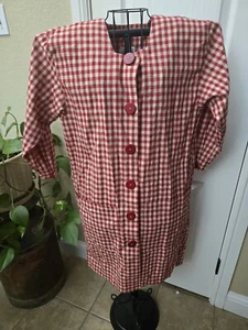 Vintage Red Gingham Jacket - Picture 1 of 6