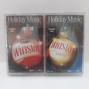 WINSTON Holiday Music Collection Cassettes (1992) Vol. 1 & 2 Compilation NEW - Picture 1 of 4