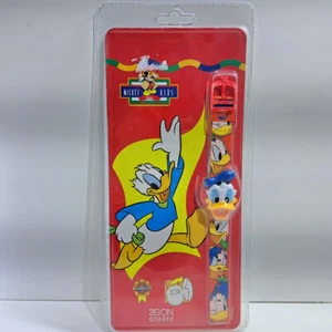 ZEON QUARTZ MICKEY FOR KIDS DONALD DUCK DIGITAL WATCH BRAND NEW SEALED - Picture 1 of 7