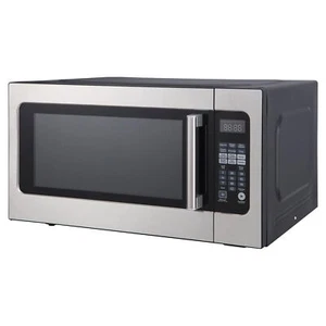 Magic Chef 1,200 Watt 2.2 Cubic Feet Digital Microwave, Silver (Open Box) - Picture 1 of 9