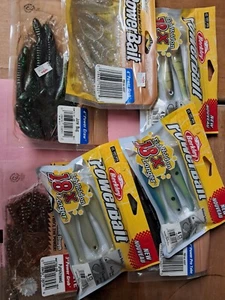 Berkley Powerbait assortment lot of 7 includes Hollow Belly - Picture 1 of 3
