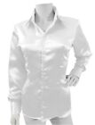 White  colour Long sleeve Shirt Dance Wear  Women Stylist Shirt S81