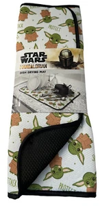 Star Wars  Mandalorian Baby Yoda Kitchen Dish Drying Mat Grogu The Child Disney - Picture 1 of 8