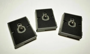 3 pcs Quick Release QR Plates for Manfrotto 200PL-14 RC2 System & Bogen 3157N - Picture 1 of 3