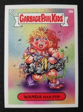 WANDA HAS FUN 13b Garbage Pail Kids We Hate the 80s Cyndi Lauper Topps GPK 