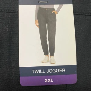 GAP Women's Mid Rise Elastic Back Button Front Twill Jogger NWT - Picture 1 of 6