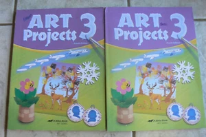 ABeka 3/3rd ART Fourth Ed. Two partial books -- LOTS still to do! - Picture 1 of 12