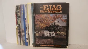 Lot of 11 Vintage "The EJAG News Magazine" 1981 Jaguar Car Automobile Magazines - Picture 1 of 12