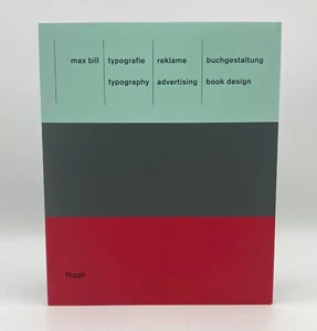 Max Bill - Typografie. Werbung. Buchgestaltung. Niggli First ED, Hardcover - Bild 1 von 3