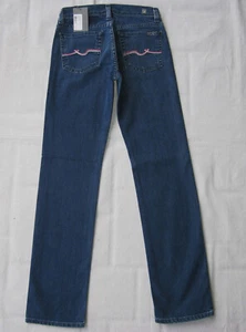 NEW 7 For all Mankind Little Girls Straight Jeans Sz 10 Skinny w Stretch $119 - Picture 1 of 11