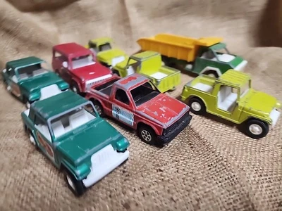 1969 - 70 Tootsie 玩具 批量 8 件 Jumpin' Jeepster、卡车、Buckin' Bronco 等 — 第 1/4 张图片