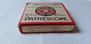 PATHESCOPE (1941 Catalogue) 9.5mm 60' Cine Film: Mickey's Brigade Turns Out - Afbeelding 1 van 3