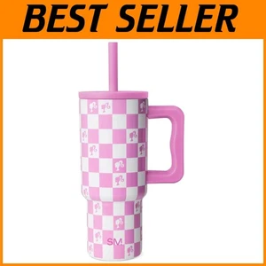 Barbie Checkmate Tumbler with Spill Proof Silicone Lid - Picture 1 of 11