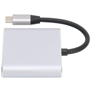 3 In 1 TypeC Docking Station TypeC To HD Multimedia Interface USB 3.0/TypeC NEW - Afbeelding 1 van 12