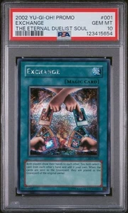 2002 Yu-Gi-Oh! Exchange EDS-001 Secret Rare Promo PSA 10 GEM MINT - Picture 1 of 1