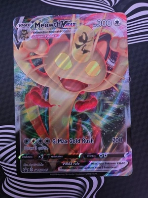 Meowth VMAX SWSH005 Jumbo Cards Holo - Image 1 of 4
