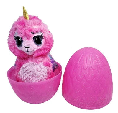 Hatchimals WOW Pink Llamacorn with Pink Plastic Glitter Egg - Image 1 of 4
