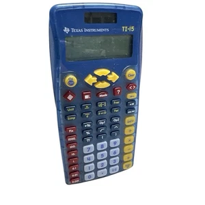 Texas Instruments TI-15 Explorer Elementary Calculator - With Cover - Picture 1 of 3