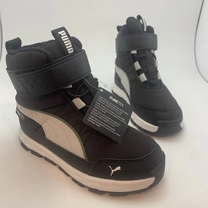 Bota Puma Evolve Purtx AC+ PS Negra - Gris Ceniza - Blanca Niños Talla 11.5C - Imagen 1 de 8