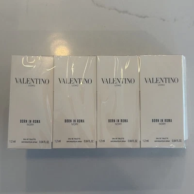 16 Pack VALENTINO BORN IN ROMA UOMO RENDEZ-VOUS IVORY EDT 16x 1.2ml/0.04 fl. oz. - image 1 of 4