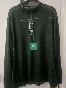 NEW! Pebble Beach Men's Dry-Luxe Performance 1/4 Pullover Shirt - Green Sz XL - Picture 1 of 8