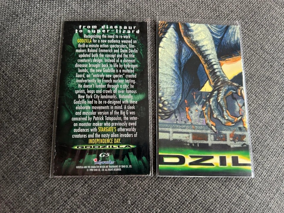 Godzilla  - The Movie - Single Chase Card -  G5 - BY INKWORKS - Image 1 of 1