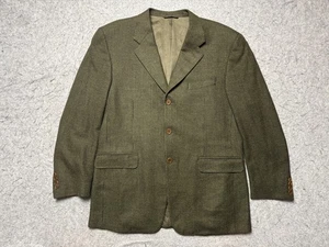 Canali Blazer Uomo 50R Giacca Lana Cashmere Made Italy Cappotto Sportivo Classico - Foto 1 di 19