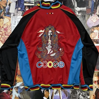 Vintage Coogi Mermaid Goddess Zip Up Track Jacket, Size XL - Image 1 of 4