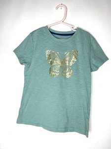 Epic Threads Mädchen Schmetterling T-Shirt Tee Grün Kurzarm | Mädchen Größe M Medium - Bild 1 von 3
