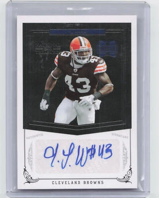 2011 National Treasures #292 T.J. Ward RC Auto #'d /99 - Image 1 of 2