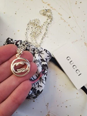 Gucci Necklace Doppia G 147749 SV Sterling Silver 925 - Image 1 of 4