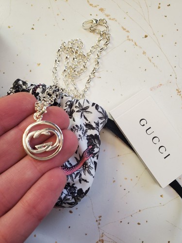 Collana Gucci Doppia G 147749 SV Argento Sterling 925