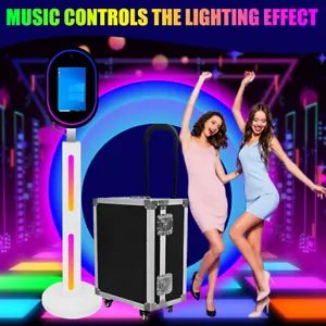 13.3 in Touch Magic Mirror Booth Kiosk, Portable Smart Selfie Mirror Photo Booth - Picture 1 of 11