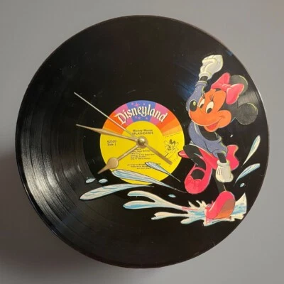 Reloj de pared disco vinilo Walt Disney/Mickey & Minnie Mouse: Splash Dance Foto 1 de 3