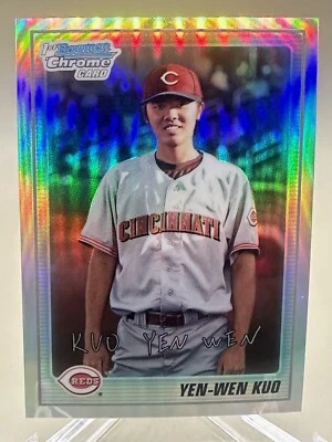 YEN-WEN KUO 2010 Bowman Chrome REFRACTOR ROOKIE #680/777 (#BCP80) - NM/MT - Image 1 of 2