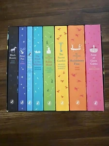 The Puffin Classics Deluxe 8 Book Collection - Box Set Like New - Picture 1 of 4