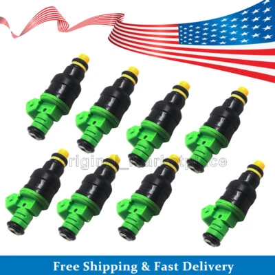 Inyectores de combustible 8 piezas para Chevrolet Corvette Camaro Ford Mustang F-150 Pontiac Foto 1 de 4