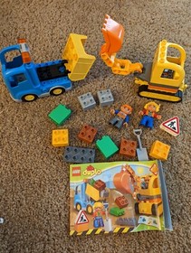 Lego Duplo 10812 Truck and Tracked Excavator 26 pc - Complete