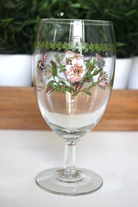 Portmeirion Botanischer Garten 16 Unzen Eisteekelch mit Fuß - Hund Rose - Bild 1 von 3