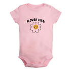 Flower Child Novelty Romper Baby Bodysuits Newborn Infant Jumpsuits Kids Outfits