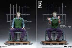 EXCLUSIVE SIDESHOW DC Dark Knight The Joker Heath Ledger Premium Format Figure - Picture 1 of 7