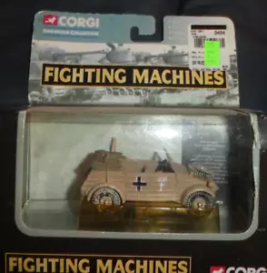In Box: 2002 Corgi Fighting Machines 3" Kubelwagon Wagon - Authentic FLAMES - Picture 1 of 1