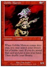 Goblin Matron ~ Moderately Played 7th Edition Seventh MTG Magic UltimateMTG Red