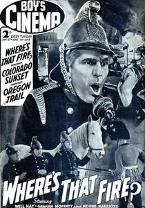 Where's That Fire? (1939) Comedy Will Hay DVD Public domain film (Disc Only) - Picture 1 of 2