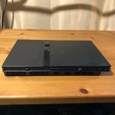 Sony PlayStation 2 Slim Black Console SCPH-75004 for PARTS or REPAIR B420 - Image 1 of 4