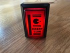 Illuminated Arcade Machine PacMan Insert Coin Button for DIY Arcade projects.