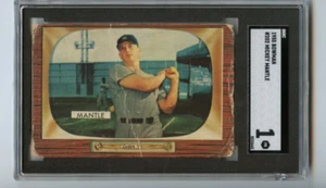 1955 Bowman Mickey Mantle New York Yankees #202 ๐๐ณ๐ฅ SGC Graded 1 - Picture 1 of 2